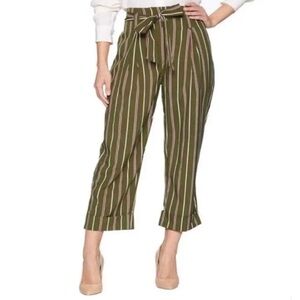 STRIPED PAPERBAG PANTS